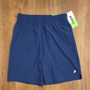 Prince Mens Small Tennis Shorts Blue. New With Tags